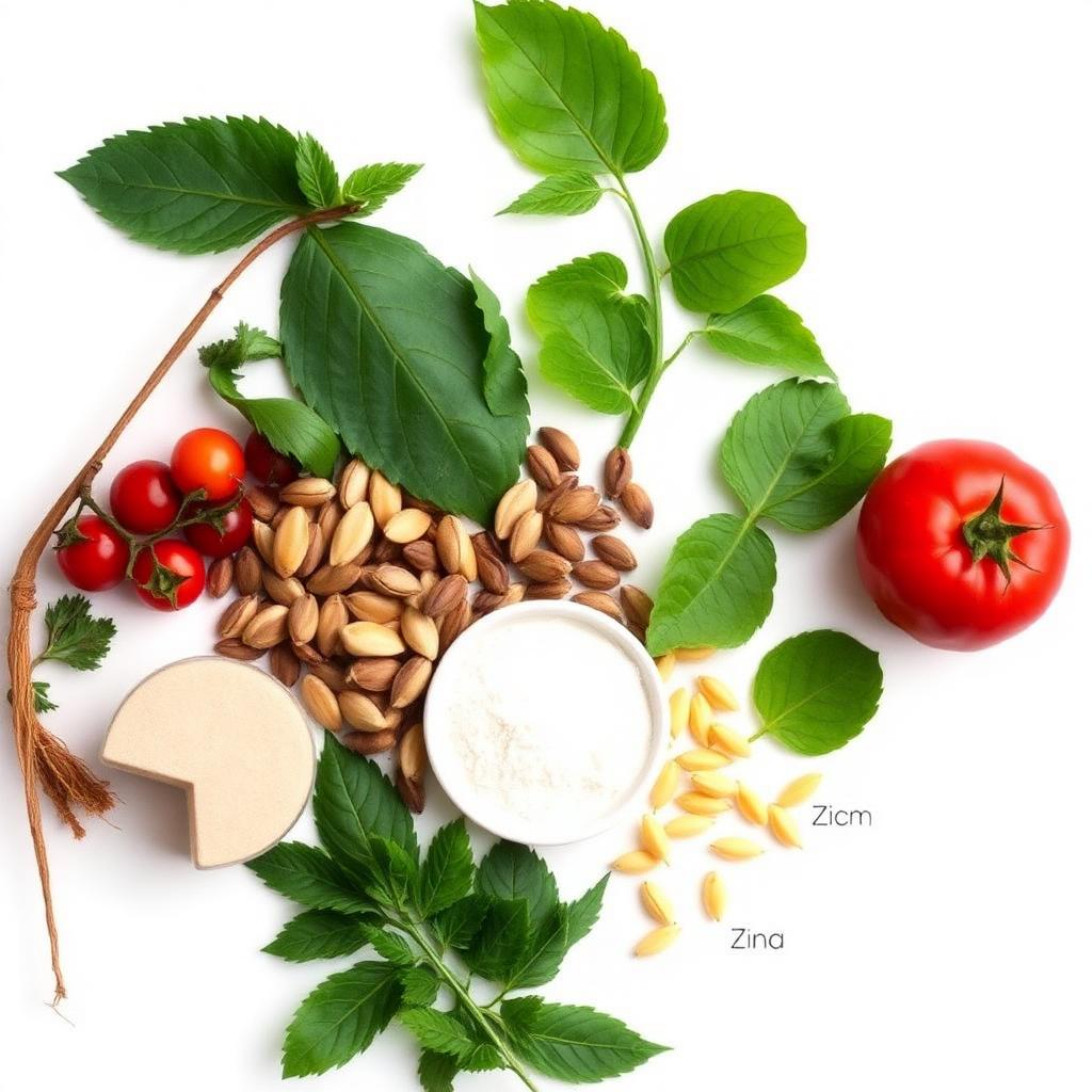 Natural saw palmetto, pumpkin seed, nettle and zinc ingredients used in ProstaVitalis